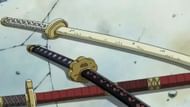 Zoro's swords as seen in anime (Image via Toei Animation)